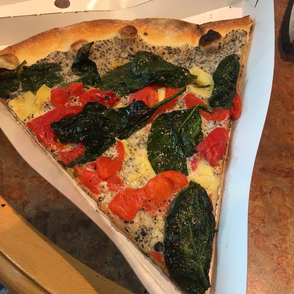 Wegmans - Truffle pizza with spinach, artichoke, roasted peppers - Grocery Near Me - Amherst, New York Wegmans - Truffle pizza with spinach, artichoke, roasted peppers - Grocery Near Me - Amherst, New York