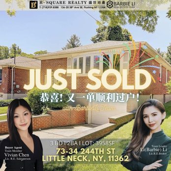 Vivian Chen - B Square Realty - Real Estate Agents Near Me - Queens, New York