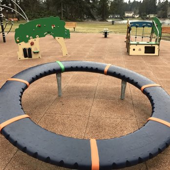 Five Mile Lake Park - New playground with the modern merry go round or whatever this odd thing is that my kids love to spin! - Parks Near Me - Auburn, Washington Five Mile Lake Park - New playground with the modern merry go round or whatever this odd thing is that my kids love to spin! - Parks Near Me - Auburn, Washington