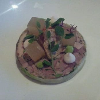 Restaurant Mark Greenaway - Ham hough with apple jelly & apple meringue! - Scottish Near Me - Edinburgh, EDH