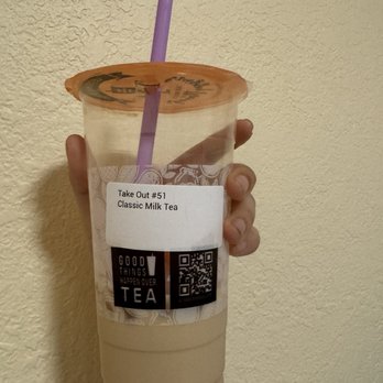 Breaktime Tea - Supposed to be Classic Milktea but got Earl Grey - Cafes Near Me - San Jose, California