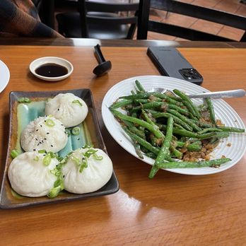 Dumpling Capital - Garlic String Bean ()Shanghai Pan Fried Soup Dumpling () - Dim Sum Near Me - Santa Clara, California