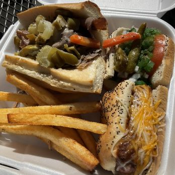 Just Hot Dogs - Chicago Style - Mayor's Sampler - Hot Dogs Near Me - Westminster, California