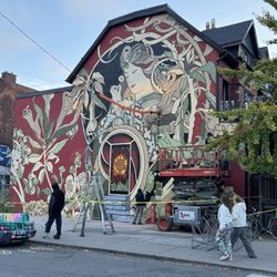 Kensington Market - Newly completed art.