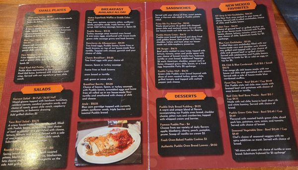 Menu photo 3 Indian Pueblo Kitchen Albuquerque, NM