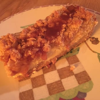 Satchel's Pizza - The Caramel Apple Crumb Cheesecake Bar - Pizza Near Me - Gainesville, Florida