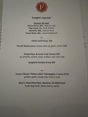 Menu photo 4 Farina Kansas City, MO Menu photo 4 Farina Kansas City, MO