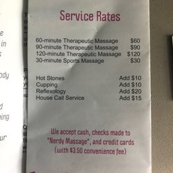 Nerdy Massage