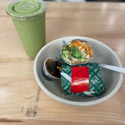 Freshii - Teriyaki Twist Burrito & 24 oz. Freshii Green Smoothie