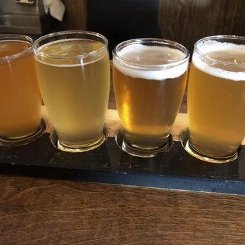 Crooked Eye Brewery - Beer flight, first one - Breweries Near Me - Hatboro, Pennsylvania Crooked Eye Brewery - Beer flight, first one - Breweries Near Me - Hatboro, Pennsylvania