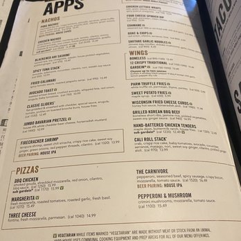 Yard House - menu - New American Near Me - Wayne, New Jersey