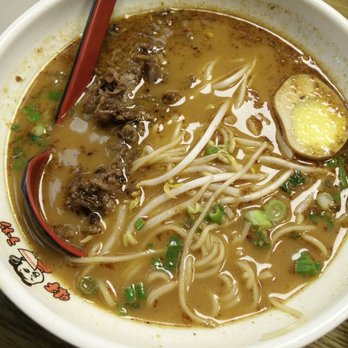 Ajisen Ramen - Teppanyaki Beef Ramen with Kimchi.  They forgot the kimchi;) - Ramen Near Me - Markham, Ontario