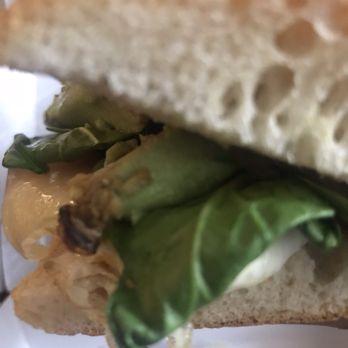 Panera Bread - I was not satisfied with this sandwich. The avocado had the stem at the end and it was not ripe. Last year the service started to change. - Sandwiches Near Me - Bowie, Maryland