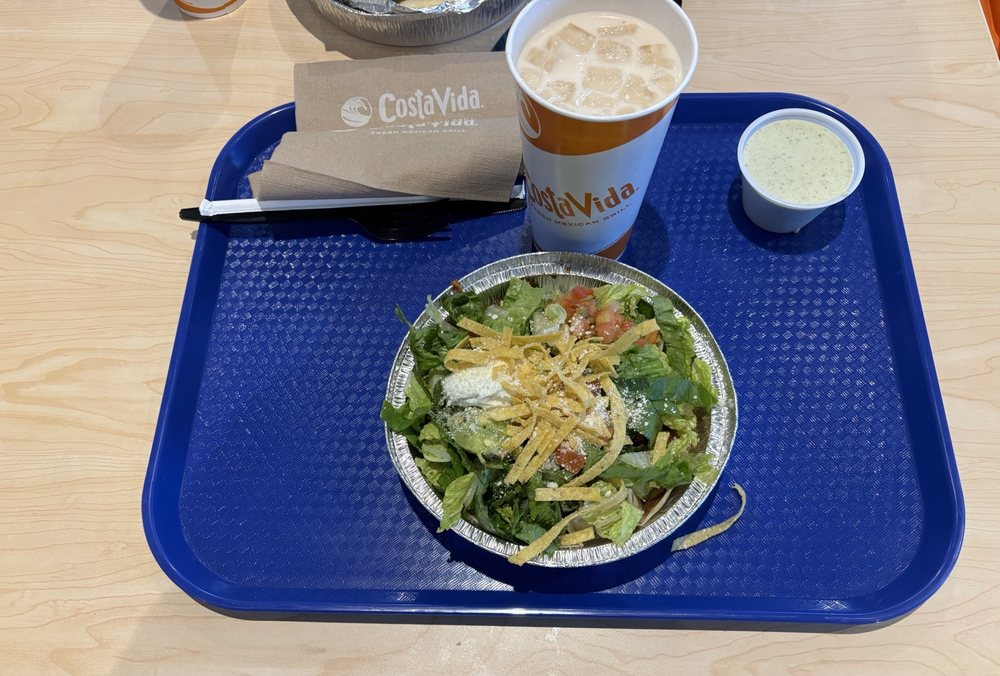 Food from Costa Vida Fresh Mexican Grill