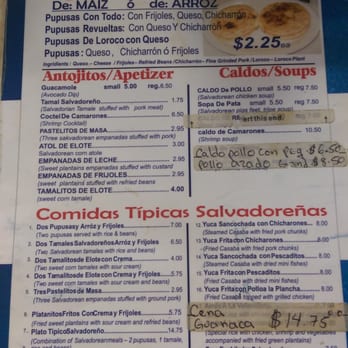 Izalco Restaurant - Menu - Salvadoran Near Me - Chicago, Illinois