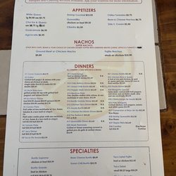 La Margarita - Menu