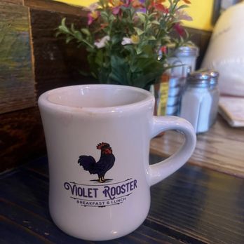 Violet Rooster - Cute coffee mug - Breakfast & Brunch Near Me - Chino Hills, California Violet Rooster - Cute coffee mug - Breakfast & Brunch Near Me - Chino Hills, California