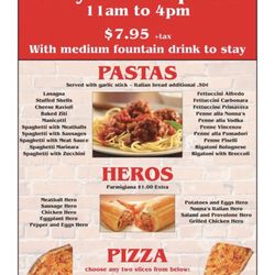 Nonna's Pizzeria - Lunch specials