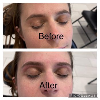 Star Eyebrows Threading - Before and after - Eyebrow Services Near Me - Austin, Texas