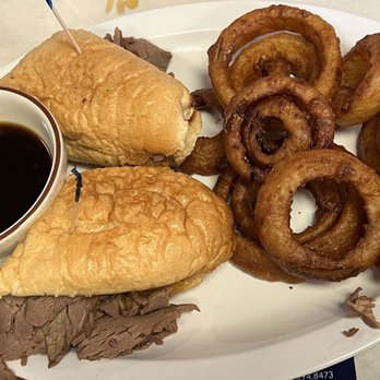 Breakfast Queen - French dip with onion rings - Breakfast & Brunch Near Me - Englewood, Colorado