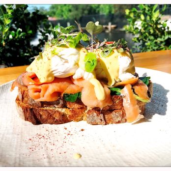 Frankies Food Factory - Salmon eggs Benedict - Cafes Near Me - Glenhaven, NSW