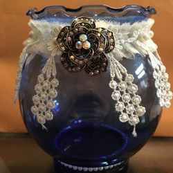 A Wing and a Prayer - Decorative glass vases