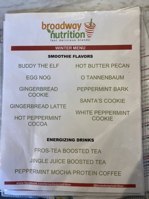 Menu photo 8 Broadway Nutrition Louisville, KY