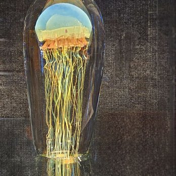 Artifacts Gallery - Jellyfish artglass by Satava -- His works are absolutely gorgeous! - Art Galleries Near Me - Cambria, California