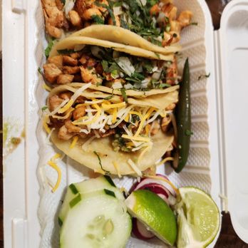 Tijuana Falls Taqueria - Chicken tacos minus 1 - Mexican Near Me - Little Falls, New Jersey
