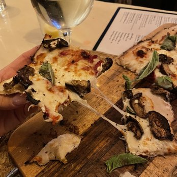 La Bohème - Delicious eggplant goat cheese pizza - Pizza Near Me - Hoboken, New Jersey