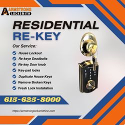 Armstrong Locksmith - Residential locksmith services