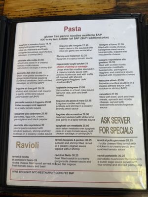 Menu photo 1 Cicciotti's Carlsbad, CA