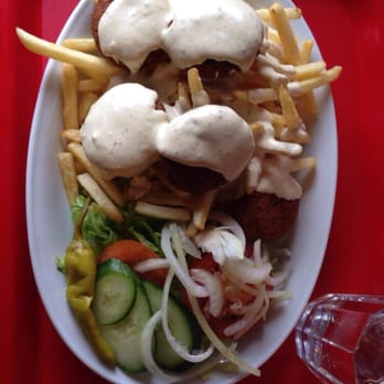 Abbes Pizza - Falafeltallrik 60:- :) - Fast Food Near Me - Göteborg, O