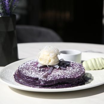 Crustacean Beverly Hills - Ube Pancake - Vietnamese Near Me - Beverly Hills, California