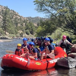 Performance Tours Rafting - Haley's boy boat, taken by Winston's girl boat