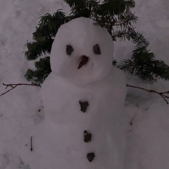 Mountain High Resort - After picking up all the sleds and helping two guys off the mountain This was our farewell snowman - Ski Resorts Near Me - Wrightwood, California
