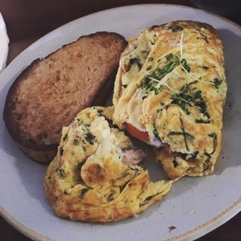 General Merchants - Cheesy omelette with sourdough - Cafes Near Me - Belfast, BFS