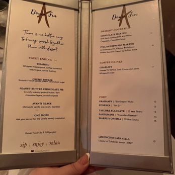 Avanti Restaurant - Dessert menu - Italian Near Me - Dallas, Texas Avanti Restaurant - Dessert menu - Italian Near Me - Dallas, Texas