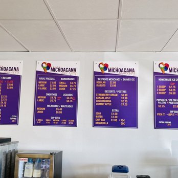 Santa Michoacana - Menu - Ice Cream & Frozen Yogurt Near Me - El Paso, Texas Santa Michoacana - Menu - Ice Cream & Frozen Yogurt Near Me - El Paso, Texas