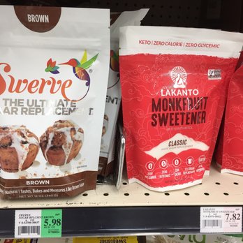WinCo Foods - Monk fruit Sweetener; sugar-free & Swerve Sugar-free Brown Sugar. Aisle 8. - Grocery Near Me - Modesto, California