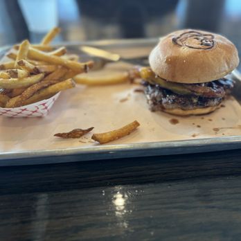Dukes BBQ Shack - Whiskey wagyu burger. - Barbeque Near Me - Wentzville, Missouri