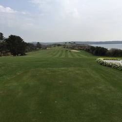 Carlyon Bay Golf Club - 1st Tee great hole to start,OB on the right