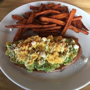 Egghead Cafe - Avo Corn Toast with egg - Coffee & Tea Near Me - Honolulu, Hawaii Egghead Cafe - Avo Corn Toast with egg - Coffee & Tea Near Me - Honolulu, Hawaii