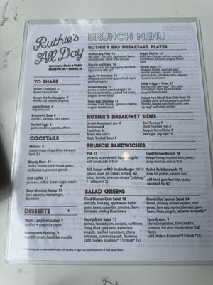 Menu photo 1 Ruthie's All-Day Fairfax, VA Menu photo 1 Ruthie's All-Day Fairfax, VA