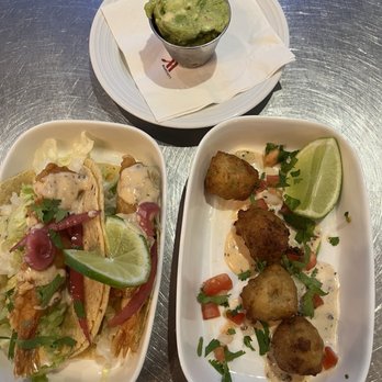 Bistro Ten Zero One - Shrimp tacos conch fritters guac - American Near Me - West Palm Beach, Florida