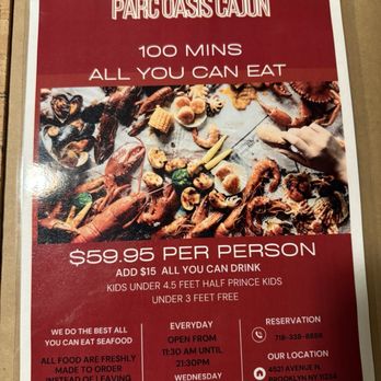 Parc Oasis Cajun & Bar - Seafood Near Me - Brooklyn, New York Parc Oasis Cajun & Bar - Seafood Near Me - Brooklyn, New York