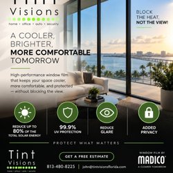 Tint Visions Window Tinting - Don't squint. Get tint!