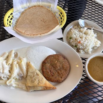 Tino's Greek Cafe - My complete order - Greek Near Me - Austin, Texas