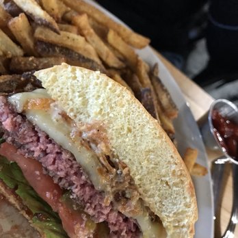 Unhitched Brewing - Burger - made to order (medium) - Breweries Near Me - Louisville, Ohio Unhitched Brewing - Burger - made to order (medium) - Breweries Near Me - Louisville, Ohio