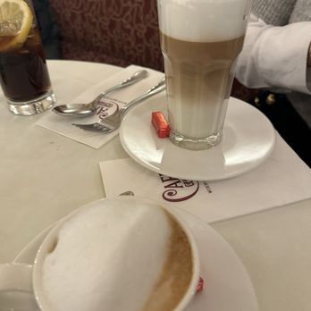 Café Central - Cappuccino and a decaf latte - Cafes Near Me - Vienna, 9 Café Central - Cappuccino and a decaf latte - Cafes Near Me - Vienna, 9